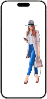 TPU чехол Девушка 1 для Apple iPhone 16 Pro - 4751b-3708 изображение 