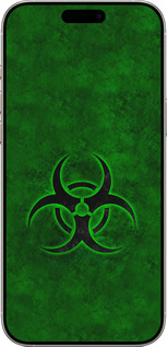 TPU чехол biohazard 30 для Apple iPhone 16 Pro - 4848b-3708 изображение 
