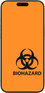TPU чехол biohazard 33 для Apple iPhone 16 Pro - 4851b-3708 изображение 