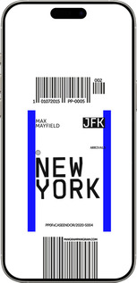 TPU чехол New York для Apple iPhone 16 Pro - 4861b-3708 изображение 