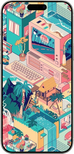 TPU чехол № 5393 для Apple iPhone 16 Pro - 5393b-3708 изображение 