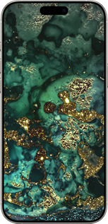 TPU чехол Мармур золото багатство для Apple iPhone 16 Pro - 5419b-3708 изображение 