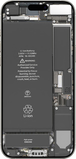 TPU чехол Деталі смартфона для Apple iPhone 16 Pro - 5487b-3708 изображение 