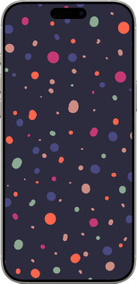 TPU чехол Горошек v2 для Apple iPhone 16 Pro - 5599b-3708 изображение 