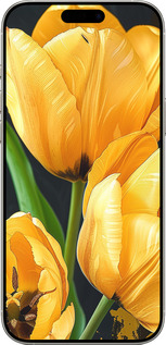 TPU чехол Жовті тюльпани для Apple iPhone 16 Pro - 5991b-3708 изображение 