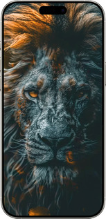 TPU чехол Лев у сутінках для Apple iPhone 16 Pro - 6154b-3708 изображение 
