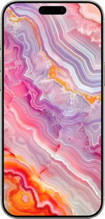 TPU чехол Мрамор 2 для Apple iPhone 16 Pro - 6307b-3708 изображение 