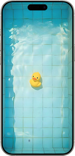 TPU чехол Утенок для Apple iPhone 16 Pro - 6323b-3708 изображение 