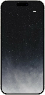 TPU чехол Голубые облака, Голубая луна для Apple iPhone 16 Pro - 6396b-3708 изображение 