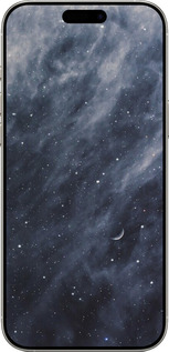 TPU чехол Голубые облака, Голубая луна для Apple iPhone 16 Pro - 6398b-3708 изображение 