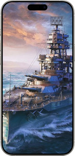 TPU чехол Военный корабль, world of tanks, wargaming для Apple iPhone 16 Pro - 6461b-3708 изображение 