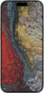 TPU чехол С изображением абстрактной живописи для Apple iPhone 16 Pro - 6530b-3708 изображение 