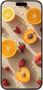 TPU чехол Фрукти 3 для Apple iPhone 16 Pro - 6703b-3708 изображение 