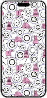TPU чехол Смешные коты для Apple iPhone 16 Pro - 907b-3708 изображение 