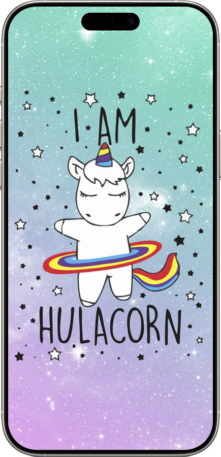 TPU чехол I'm hulacorn для Apple iPhone 16 Pro - 3976b-3708 изображение 