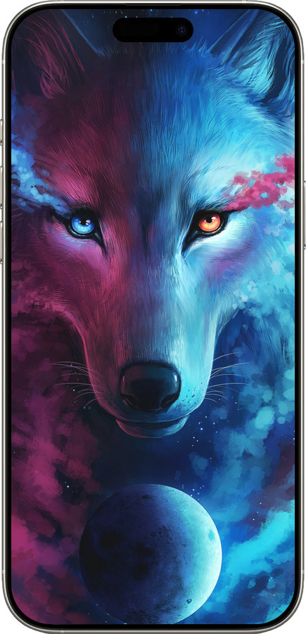 TPU чехол Арт-волк для Apple iPhone 16 Pro - 3999b-3708 изображение 