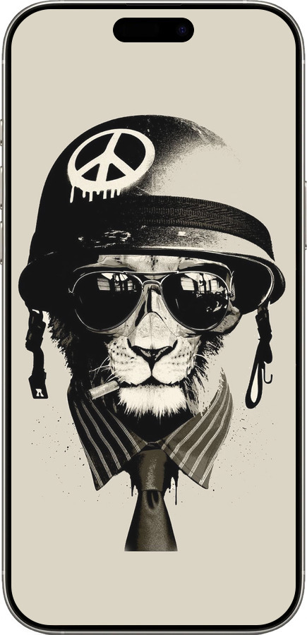 TPU чехол tattoo soldier для Apple iPhone 16 Pro - 4165b-3708 изображение 