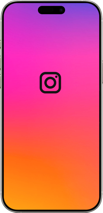 TPU чехол Instagram для Apple iPhone 16 Pro - 4273b-3708 изображение 