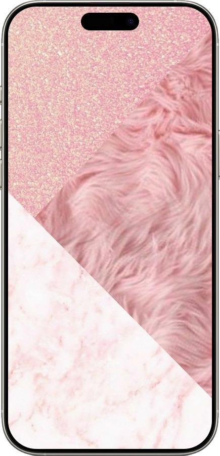 TPU чехол Рожеві текстури для Apple iPhone 16 Pro - 4343b-3708 изображение 