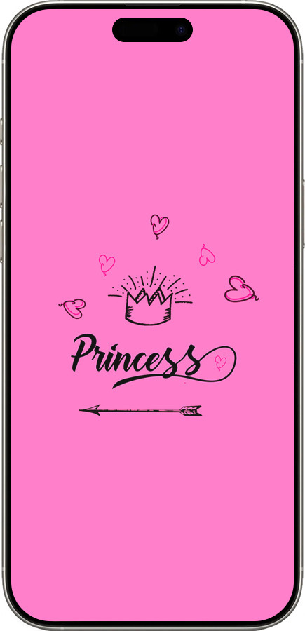 TPU чехол Princess для Apple iPhone 16 Pro - 4361b-3708 изображение 