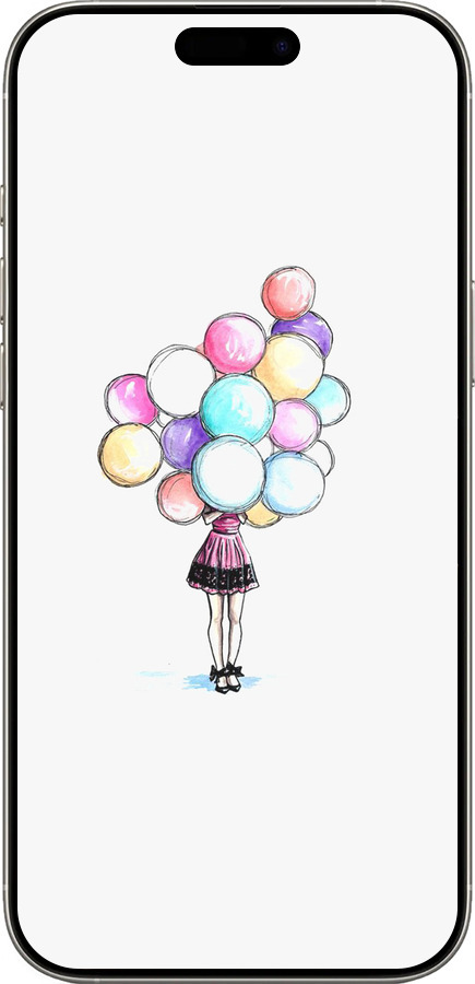 TPU чехол Шарики для Apple iPhone 16 Pro - 4387b-3708 изображение 