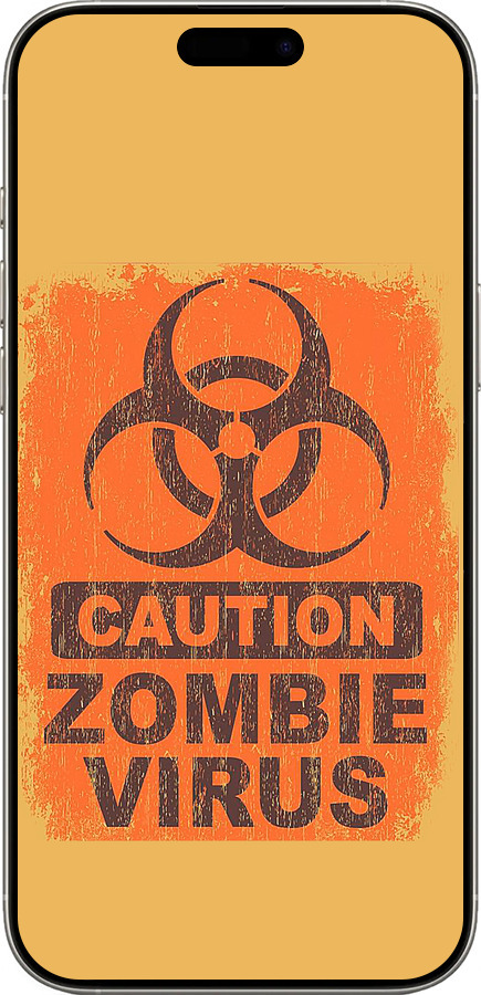TPU чехол Biohazard 1 для Apple iPhone 16 Pro - 4817b-3708 изображение 