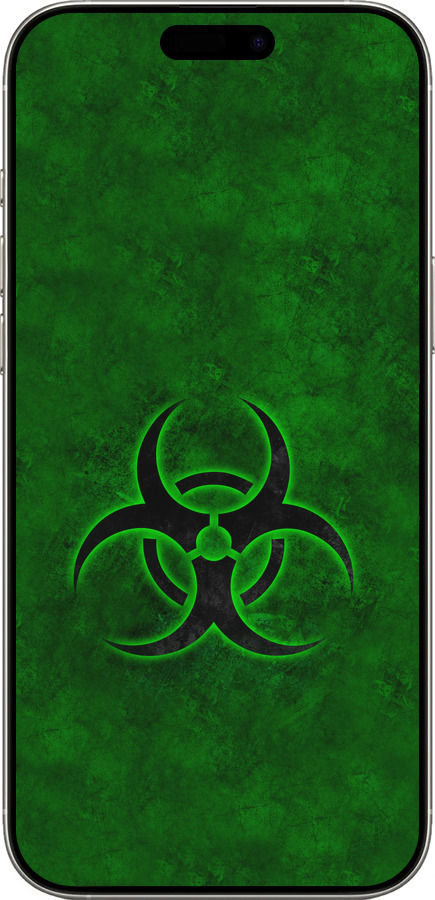TPU чехол biohazard 30 для Apple iPhone 16 Pro - 4848b-3708 изображение 