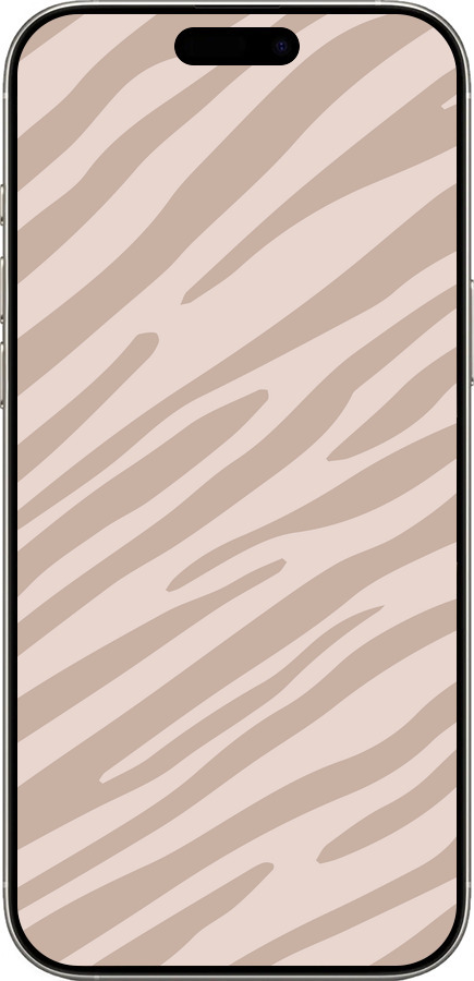 TPU чехол Зебра беж для Apple iPhone 16 Pro - 4875b-3708 изображение 