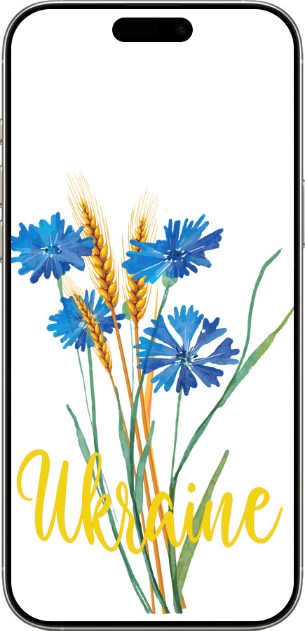 TPU чехол Ukraine v2 для Apple iPhone 16 Pro - 5445b-3708 изображение 