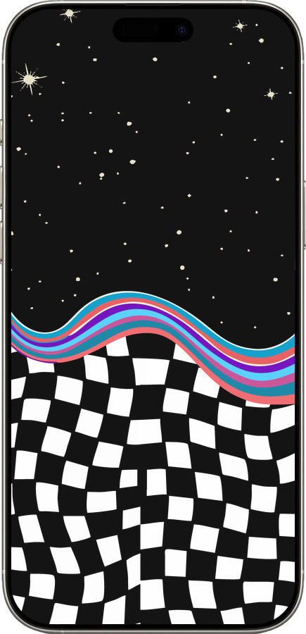 TPU чехол Абстрактный космос для Apple iPhone 16 Pro - 5512b-3708 изображение 
