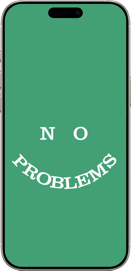 TPU чехол No Problems для Apple iPhone 16 Pro - 5573b-3708 изображение 