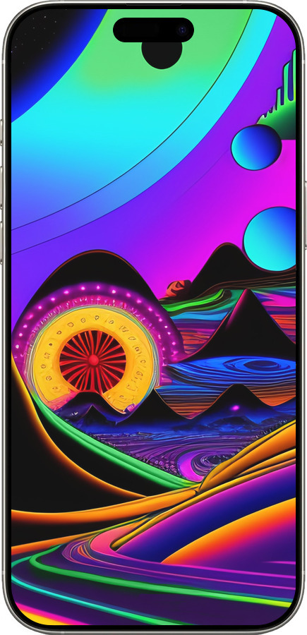 TPU чехол Абстракція v3 для Apple iPhone 16 Pro - 5620b-3708 изображение 