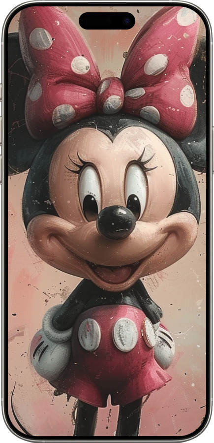 TPU чехол Minnie Mouse для Apple iPhone 16 Pro - 6054b-3708 изображение 