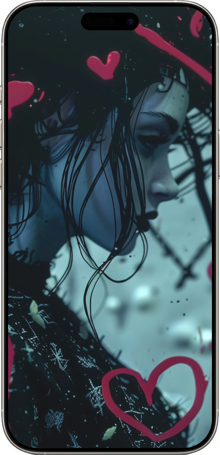 TPU чехол XO Love v2 для Apple iPhone 16 Pro - 6057b-3708 изображение 