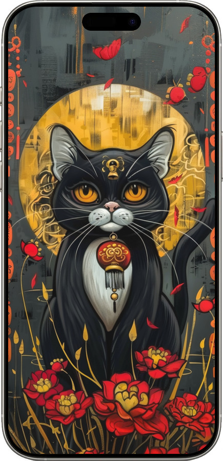 TPU чехол China Cat для Apple iPhone 16 Pro - 6134b-3708 изображение 