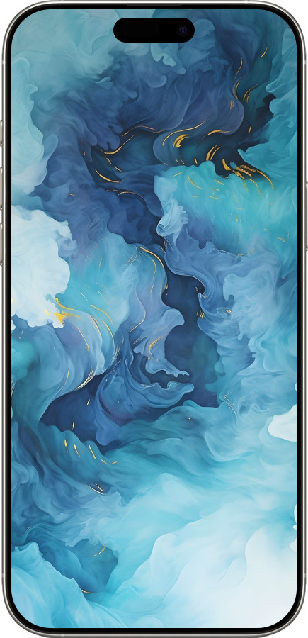 TPU чехол Акварель для Apple iPhone 16 Pro - 6320b-3708 изображение 