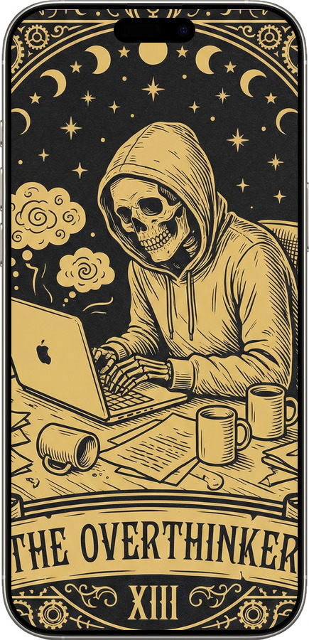 TPU чехол The Overthinker для Apple iPhone 16 Pro - 6774b-3708 изображение 