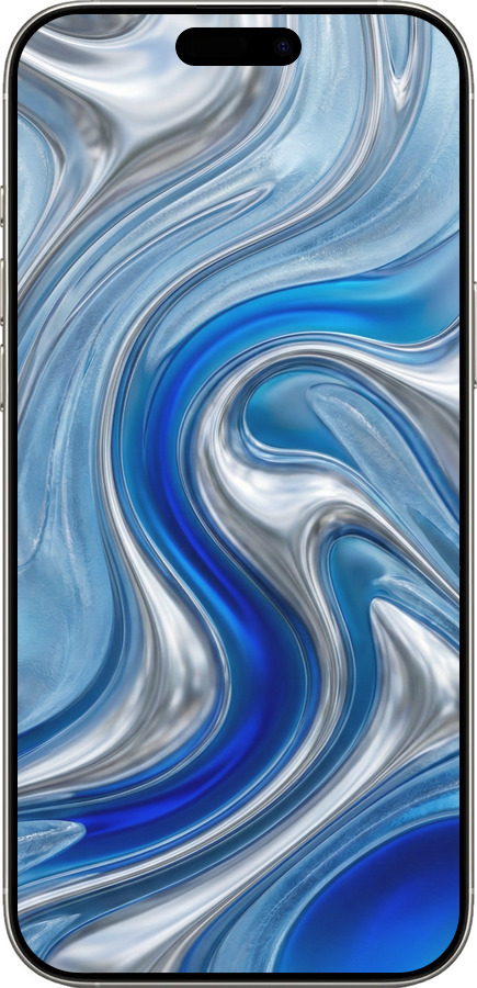 TPU чехол Liquid Chrome для Apple iPhone 16 Pro - 6781b-3708 изображение 