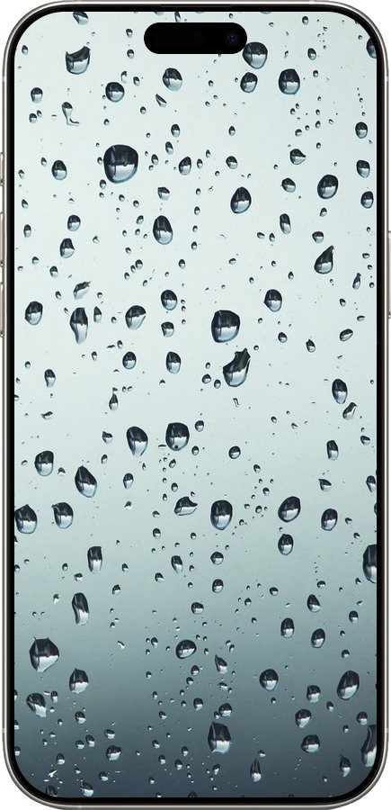 TPU чехол Стекло в каплях для Apple iPhone 16 Pro - 848b-3708 изображение 
