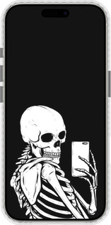 Чехол Bumper MagSafe чехол Скелет делает Selfie для Apple iPhone 16 Pro - 6535pm-3708 изображение 