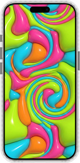 Чехол Bumper MagSafe чехол Y2K Jelly Dream для Apple iPhone 16 Pro - 6780pm-3708 изображение 