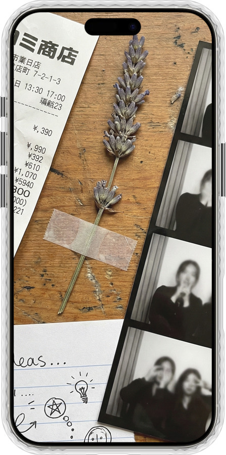 Чехол Bumper чехол Aesthetic Scrapbook Collage для Apple iPhone 16 Pro - 6773pc-3708 изображение 