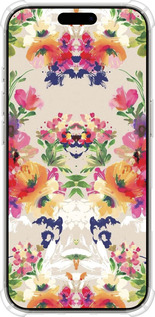 Силіконовий протиударний с посиленими кутами чехол Квітковий візерунок для Apple iPhone 16 Pro - 1083sp-3708 изображение 