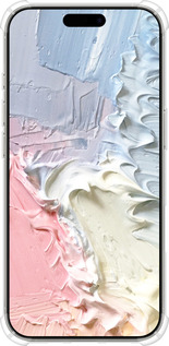 Силикон с усиленными углами чехол Пастель v1 для Apple iPhone 16 Pro - 3981sp-3708 изображение 
