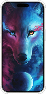 Силіконовий протиударний с посиленими кутами чехол Арт-вовк для Apple iPhone 16 Pro - 3999sp-3708 изображение 