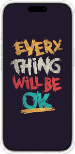 Силикон с усиленными углами чехол Все будет хорошо для Apple iPhone 16 Pro - 4068sp-3708 изображение 
