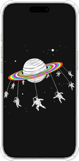 Силіконовий протиударний с посиленими кутами чехол Місячна карусель для Apple iPhone 16 Pro - 4136sp-3708 изображение 