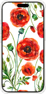 Силикон с усиленными углами чехол Нарисованные маки для Apple iPhone 16 Pro - 4278sp-3708 изображение 
