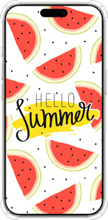 Силикон с усиленными углами чехол Hello Summer для Apple iPhone 16 Pro - 4356sp-3708 изображение 