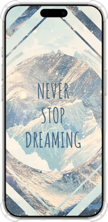 Силикон с усиленными углами чехол Мечтать для Apple iPhone 16 Pro - 4379sp-3708 изображение 